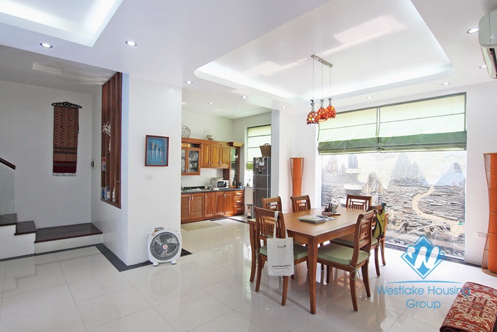 Modern house for rent with garden & swimming pool in Tay Ho, Hanoi